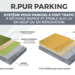 Peinture résine à séchage rapide pour sol de parking